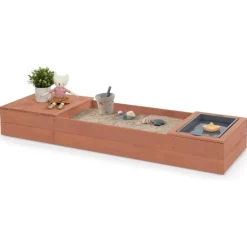MUDDY BUDDY® Sandkasse - Space Saver, Rosa| Udeleg