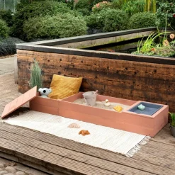 MUDDY BUDDY® Sandkasse - Space Saver, Rosa| Udeleg