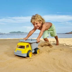 Hape Sandleg - Dumper, Gul/grå| Udeleg|Strand- & Sandlegetøj