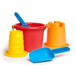 Hape Sandleg - 5-i-1 sandsæt| Legetøj Til Ferien|Strand- & Sandlegetøj