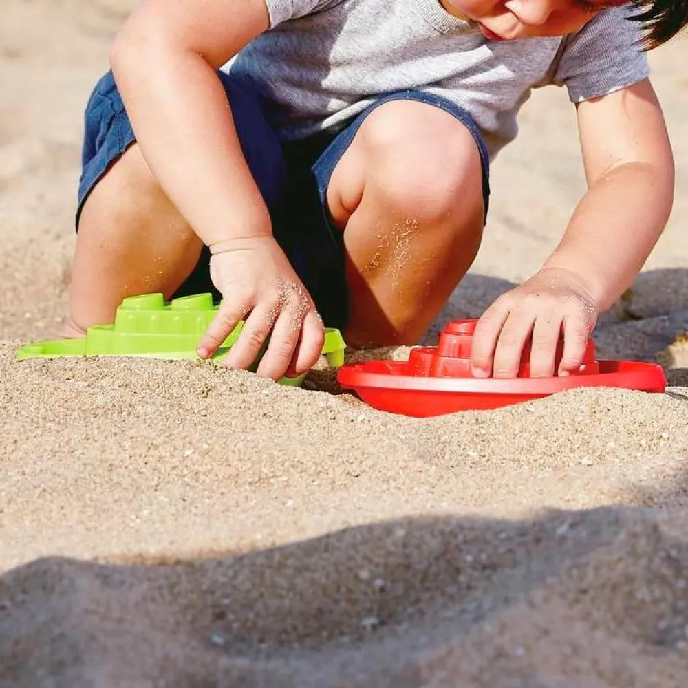 Hape Sandleg - Strand- og badebåde, 3 stk| Badelegetøj|Udeleg