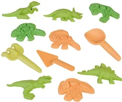 Sandsæt af hvedestrå - Dinosaurer, 11 dele| Udeleg|Dinosaur Legetøj
