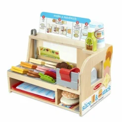 Melissa & Doug Sandwich shop, 56 dele| Rolleleg|Legekøkken & Legemad