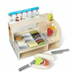 Melissa & Doug Sandwich shop, 56 dele| Rolleleg|Legekøkken & Legemad
