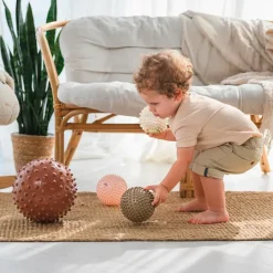 edushape Sansebolde Ø10 cm - Boho Chic, 4 stk| Taktil / Følesans|Tumlinge Legetøj