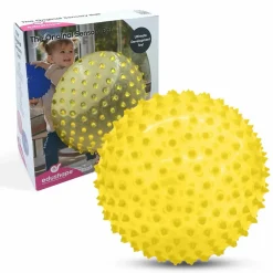 edushape Sansebold u/luft - Gul, Ø16 cm| Sansemotorisk Legetøj|Taktil / Følesans