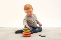 tickit® Sansesten af træ - Regnbue, 7 stk| Trælegetøj|Montessori