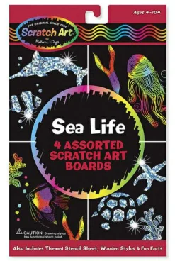 Melissa & Doug Scratch Art - Havet| Tegne- & Malegrej