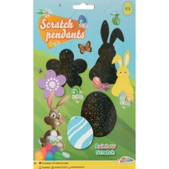 Melissa & Doug Scratch kort - Påske, 9 stk| Påske|Tegne- & Malegrej