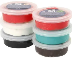 Creativ Company Silk Clay 6 x 14 gr. - Julefarver| Jul|Kreativ Leg