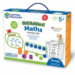 Learning Resources Skill Builders! - Aktivitetssæt med matematik| Logik & Talforståelse|Stem Læringslegetøj