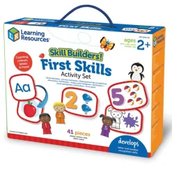 Learning Resources Skill Builders! - Tal og bogstaver (A-Z) (2 år)| Stem Læringslegetøj|Sprog & Leg