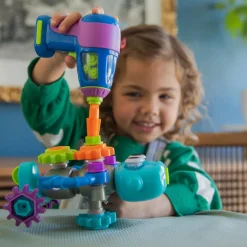 Skru & Design - Robot værkstedet| Stem Læringslegetøj|Byggesæt