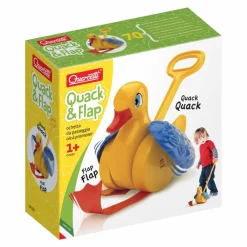 Quercetti Skubbedyr - Quack & Flap| Babylegetøj|Tumlinge Legetøj