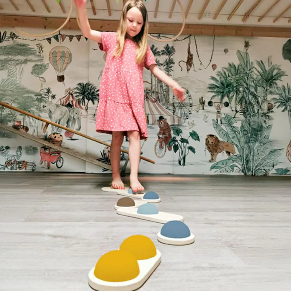small foot balancesten, 8 dele| Grovmotorik|Balanceleg