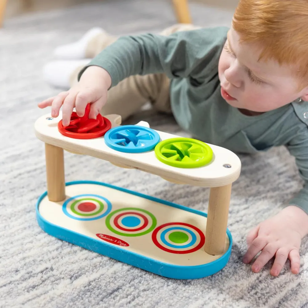Melissa & Doug Snurretoppe - Inkl. affyringssystem| Tumlinge Legetøj