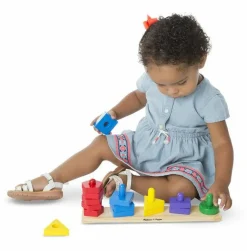 Melissa & Doug Sorteringsbræt| Sorterings- & Stablelegetøj|Tumlinge Legetøj