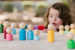 Sorteringssæt - Træfigurer, 16 dele| Trælegetøj|Montessori