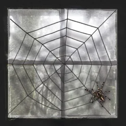 Sort spindelvæv Ø150 cm| Halloween