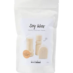 Creativ Company Soyavoks til fritstående lys - Creme, 250 gr.| Kreativ Leg