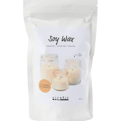 Creativ Company Soyavoks til lys i beholdere - Creme, 250 gr.| Kreativ Leg