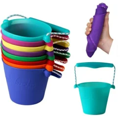 Scrunch Spand i silikone - Foldbar| Udeleg|Legetøj Til Ferien