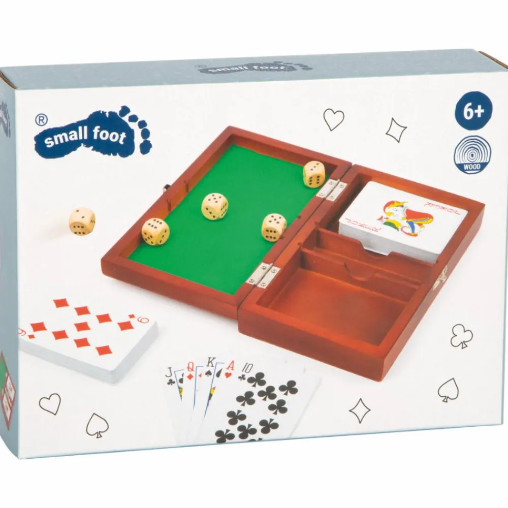 small foot Spilleæske med kort og terninger| Spil