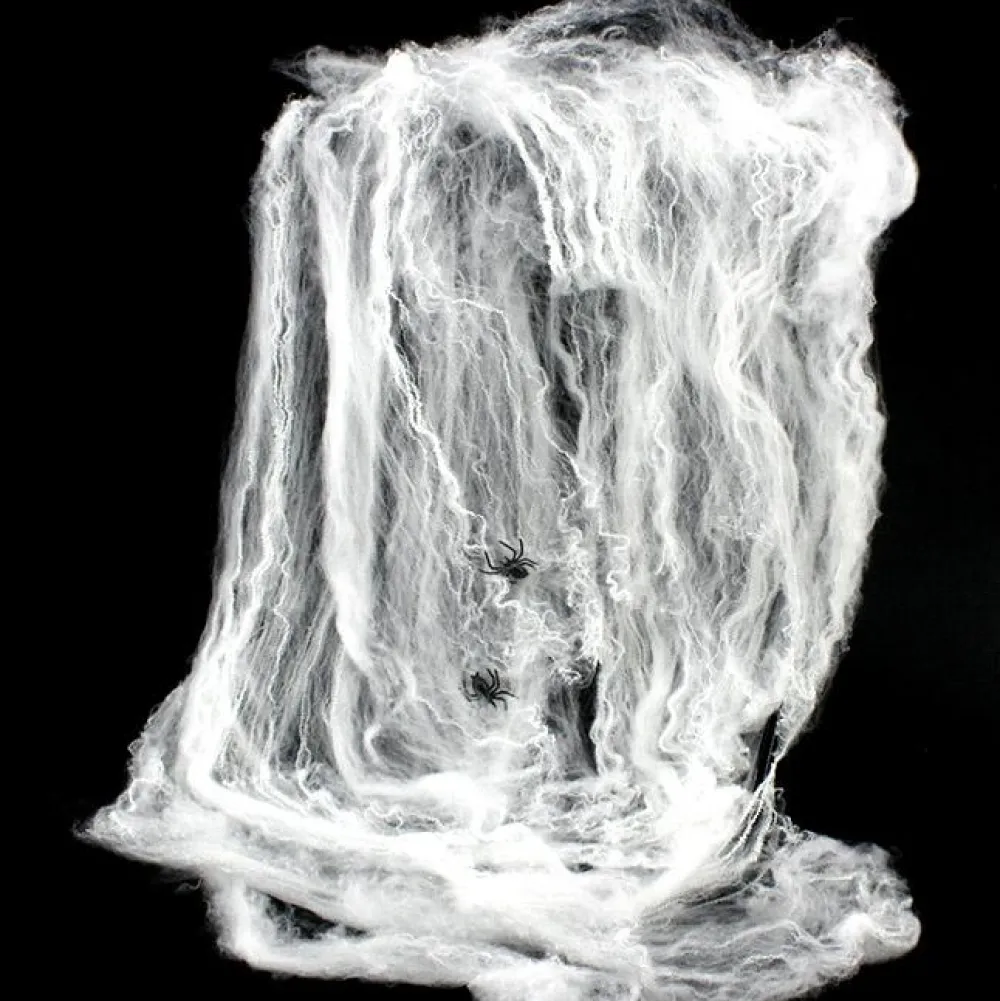 Spindelvæv m. edderkop, 20 gram| Halloween