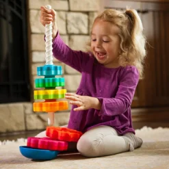 Fat Brain Toys Stableleg - SpinAgain| Sorterings- & Stablelegetøj|Tumlinge Legetøj