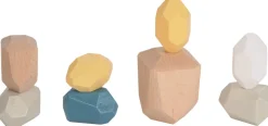 Stablesten af træ, 36 stk| Montessori|Sorterings- & Stablelegetøj