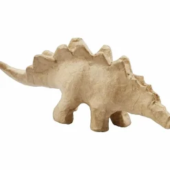 Creativ Company Stegosaurus af papmaché - L: 21,9 cm| Dinosaur Legetøj|Tegne- & Malegrej