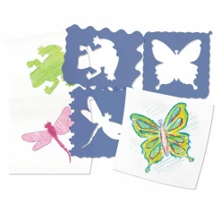 Stencil - Naturmotiver, 10 stk| Kreativ Leg