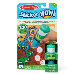 Melissa & Doug Sticker WOW! aktivitetssæt - Dinosaur| Legetøj Til Ferien|Dinosaur Legetøj