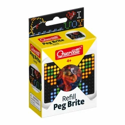 Quercetti Stiftmosaik LED Peg Brite tilbehør, 180 stk| Kreativ Leg