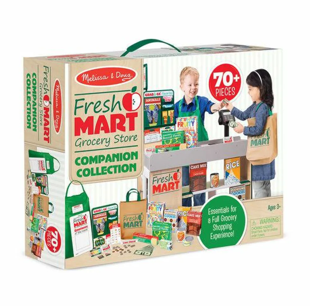 Melissa & Doug Supermarked - tilbehør, 70 dele| Rolleleg
