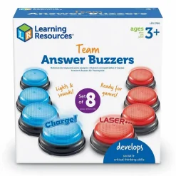 Learning Resources Svarknapper til to hold, 2 x 4 stk| Skolesjov