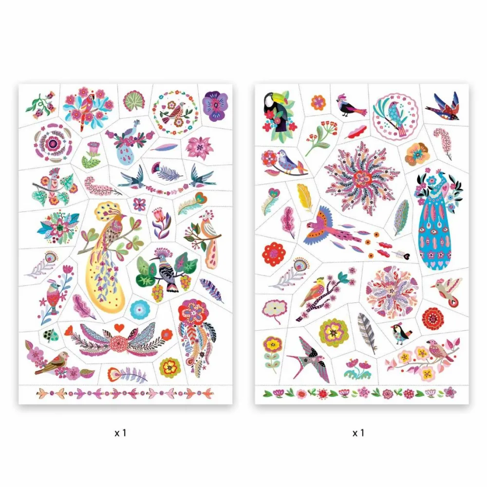 Djeco Tatoveringer - Fugle| Fastelavn