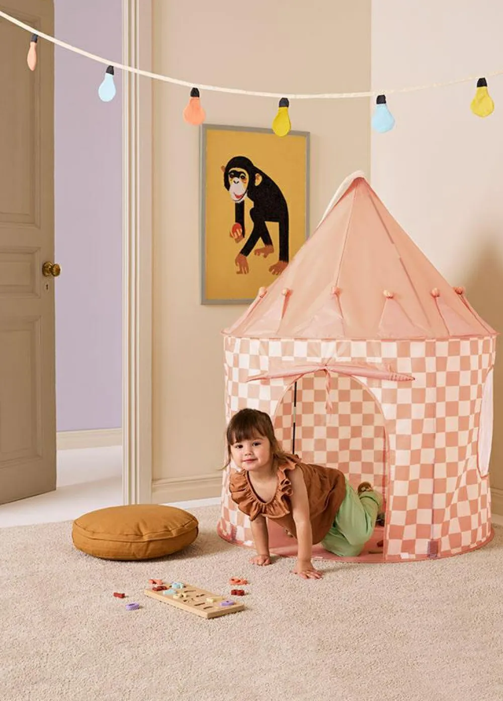 Kid's Concept Telt - Rosa tern| Legetelt