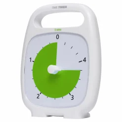 Time Timer PLUS Hvid (14x18 cm.) - 5 min.|Børn Hjælpemidler|Til Børneværelset