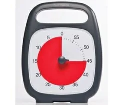 Time Timer PLUS Sort (14x18 cm.) - 1 time|Børn Logik & Talforståelse|Hjælpemidler