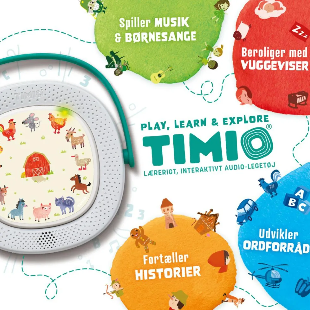 TIMIO startpakke - Leg, lær & oplev| Legetøj Til Ferien|Tumlinge Legetøj