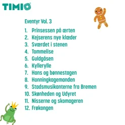 TIMIO tilbehør - Disc sæt 4| Legetøj Til Ferien|Interaktivt Legetøj