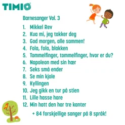 TIMIO tilbehør - Disc sæt 4| Legetøj Til Ferien|Interaktivt Legetøj