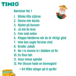 TIMIO tilbehør - Disc sæt 1| Legetøj Til Ferien|Interaktivt Legetøj