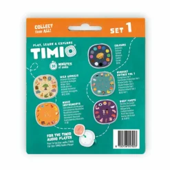 TIMIO tilbehør - Disc sæt 1| Legetøj Til Ferien|Interaktivt Legetøj