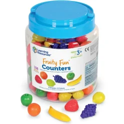 Learning Resources Tæl & Sorter - Frugt, 108 dele| Logik & Talforståelse|Matematik & Leg