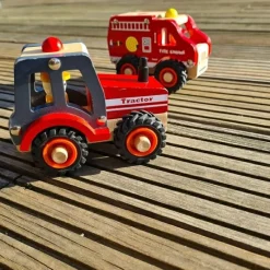 Egmont Toys Traktor med gummihjul| Legebiler|Dukkehus & Legesæt