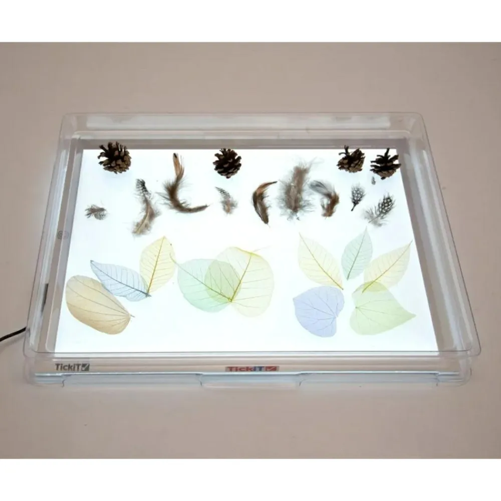 tickit® Transparent bakke til lyspanel A3| Taktil / Følesans|Finmotorik