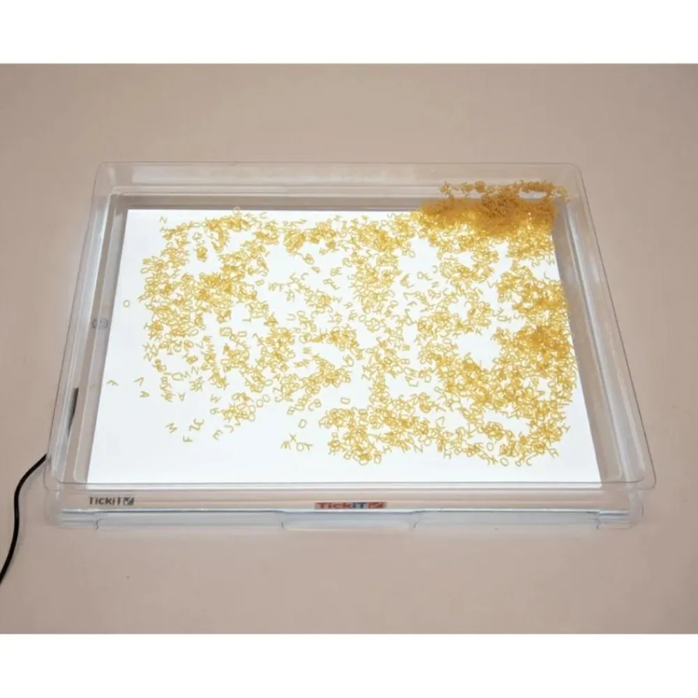 tickit® Transparent bakke til lyspanel A3| Taktil / Følesans|Finmotorik
