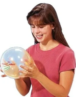 Transparent bold med kugler i| Bolde